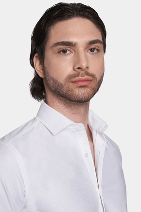 The Dress Shirt (White) - Bright Moons
