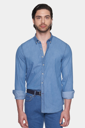 The Denim Shirt (Light Blue)