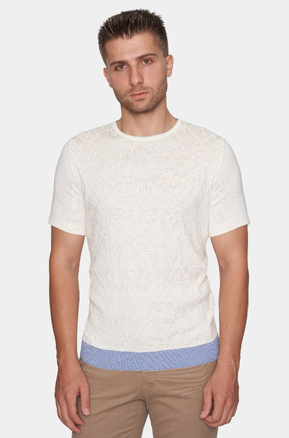 The Essential Shirt (Cream Waves)