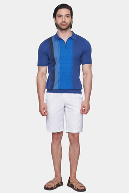 The Quarter Zip Polo (Ocean Tones)