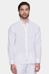 The Luxury Linen Shirt (Pure White)