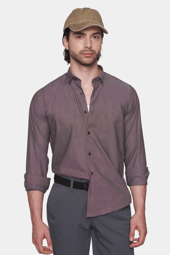 The Dress Shirt (Wine) - Bright Moons