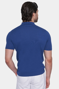 The Quarter Zip Polo (Ocean Tones)