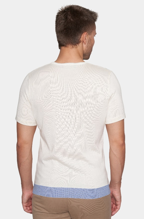 The Essential Shirt (Cream Waves)