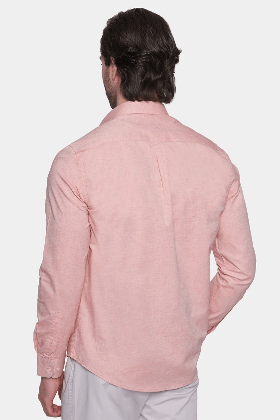 salmon color dress shirt Salmon Dress Shirt for Men Premium Cotton Comfort, Modern Slim Fit