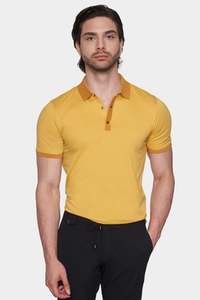 The Quarter Button Polo (Nitro Yellow)