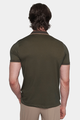 The Quarter Zip Polo (Olive) - Bright Moons