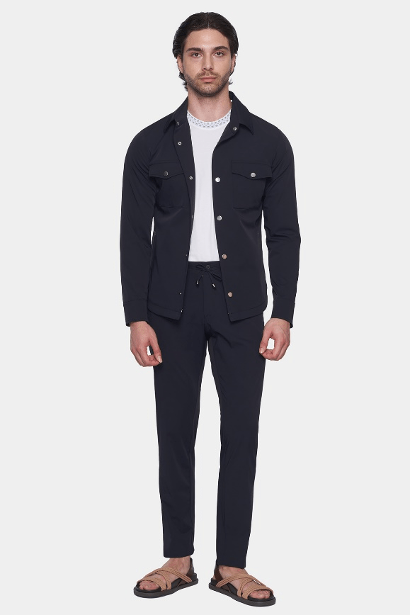 The Tailored Trouser (Dark Navy) - Bright Moons