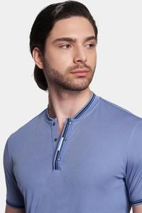 The Polo Tee (Powder Blue)