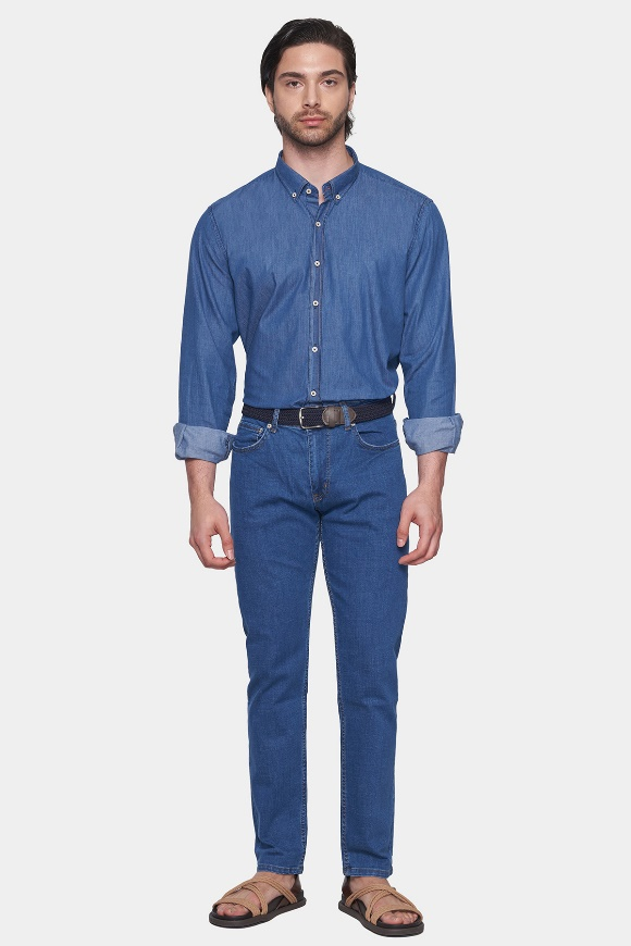 The Slim Trouser (Blue)