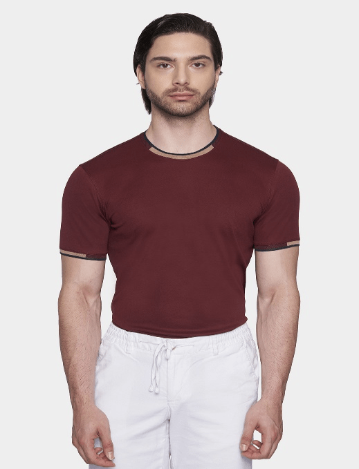 The Essential Shirt (Maroon) - Bright Moons